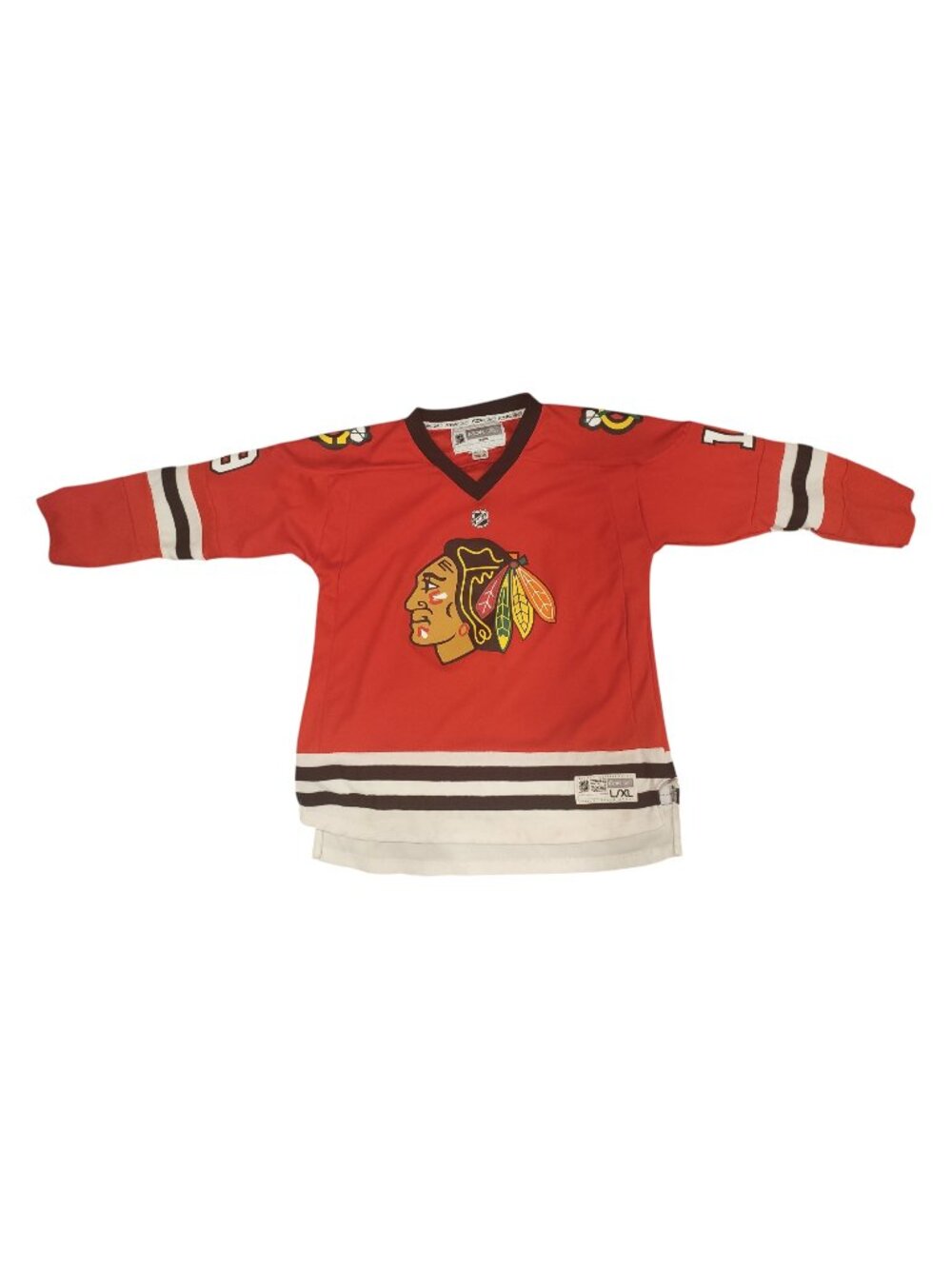 Chicago Blackhawks Jersey 19 Toews NHL RBK Hockey Youth L/XL